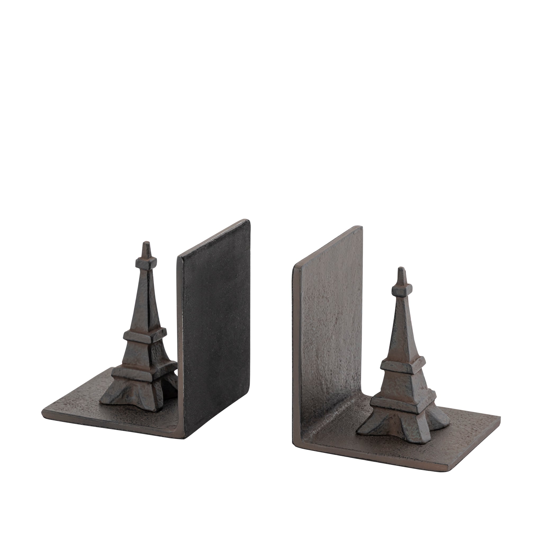 Eiffel Tower Bookends Set of 2 Antique Brass