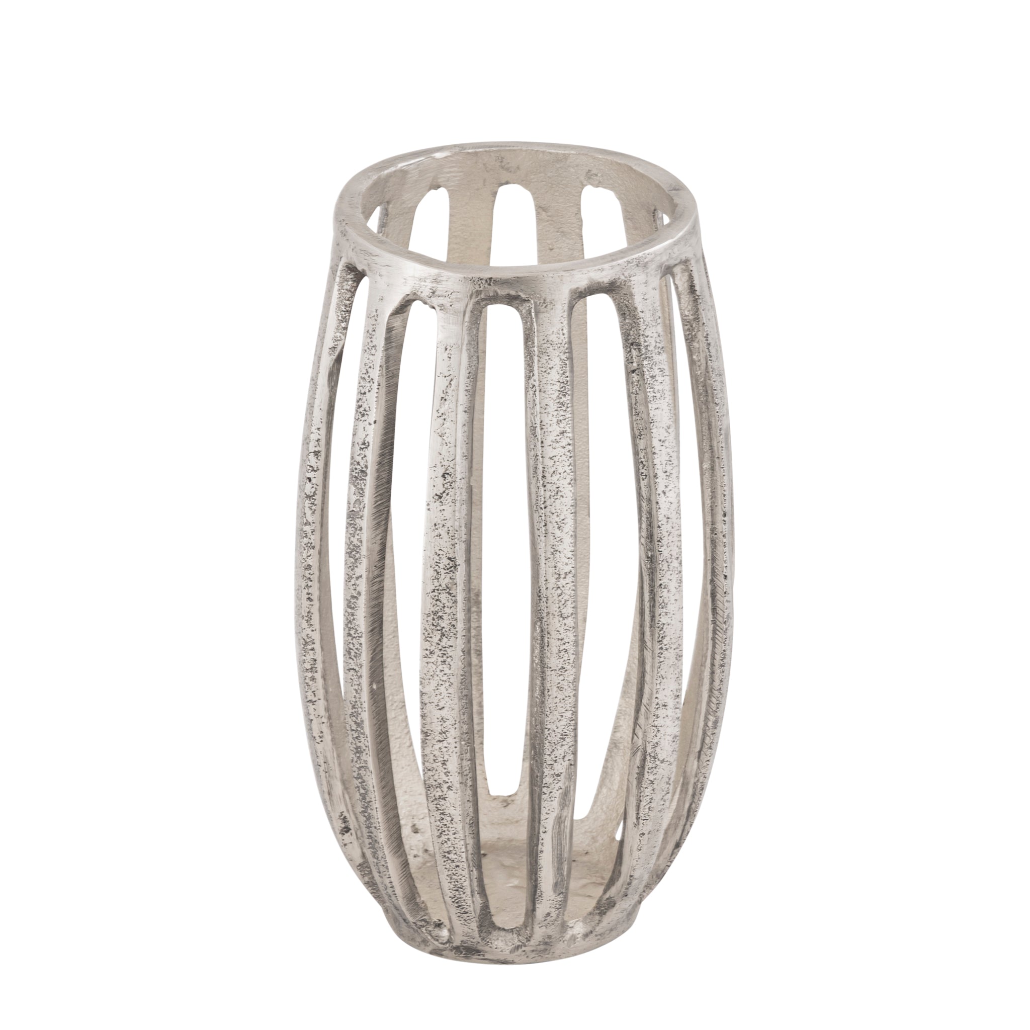 Eira Arched Metal Pillar Candle Holders – Antique Finish Decorative Lantern-Style Stand