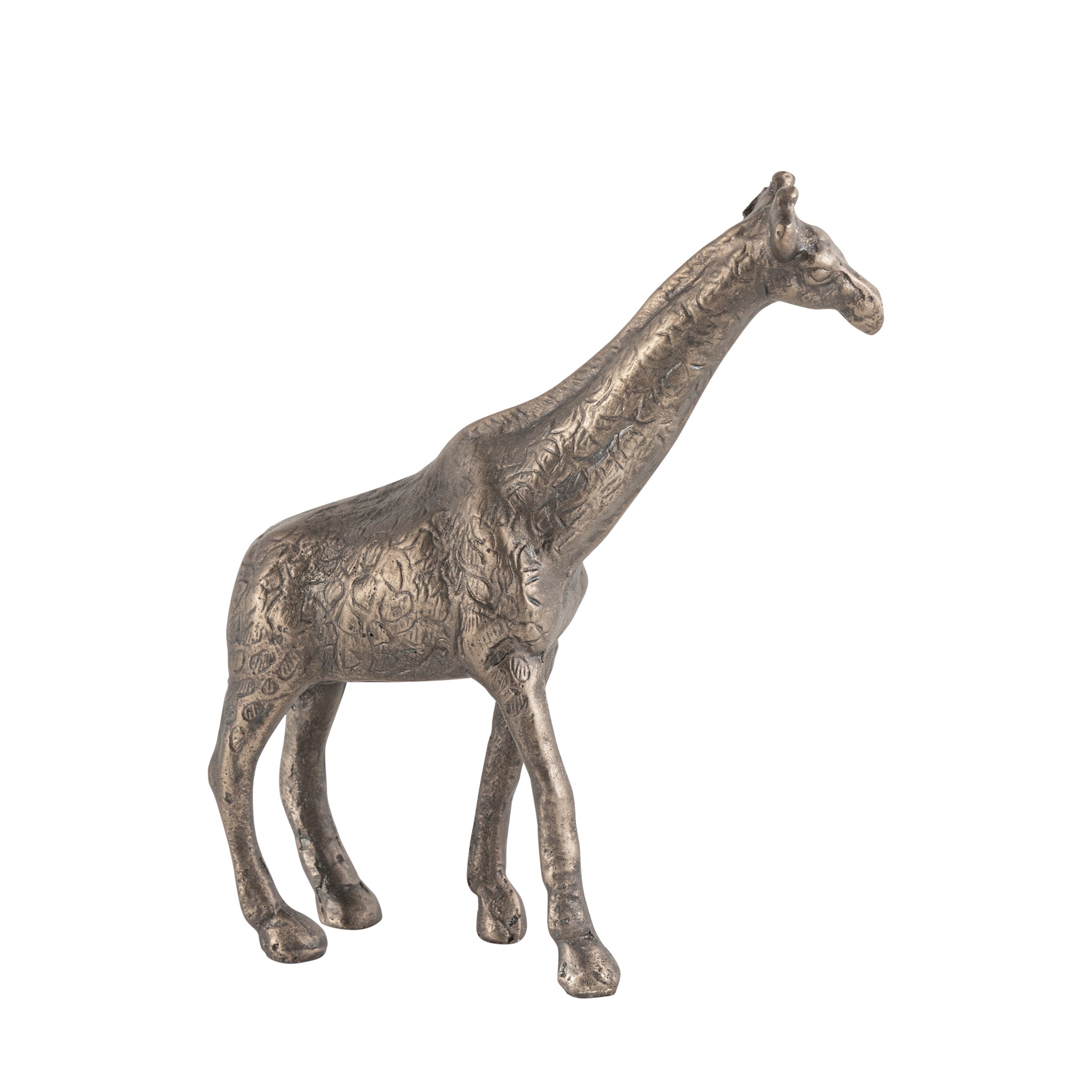 Jumbo Giraffe Object Antique Bronze Finish