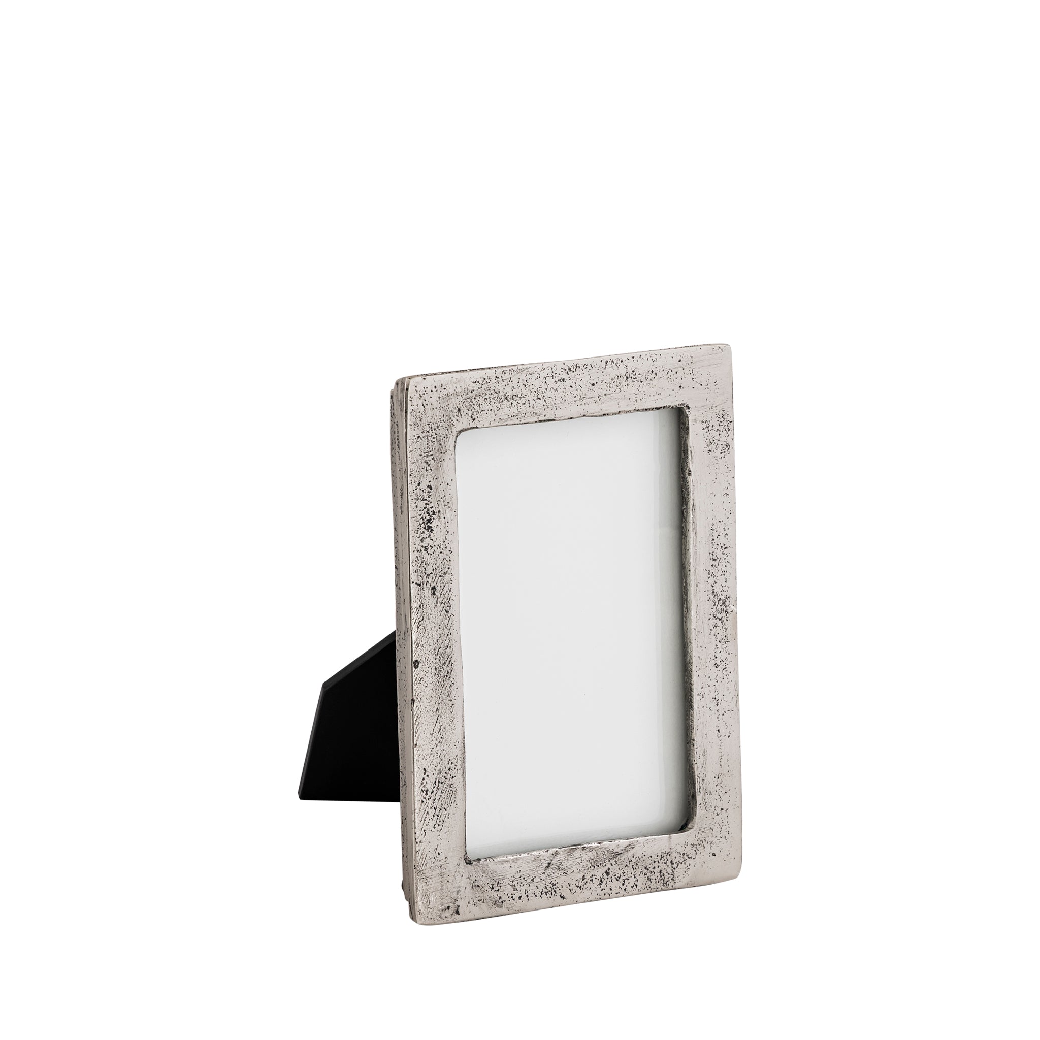 Antique Silver Aluminium Photo Frame – Tabletop Picture Frame with Glass Front (4×6, 5×7, 8×10)