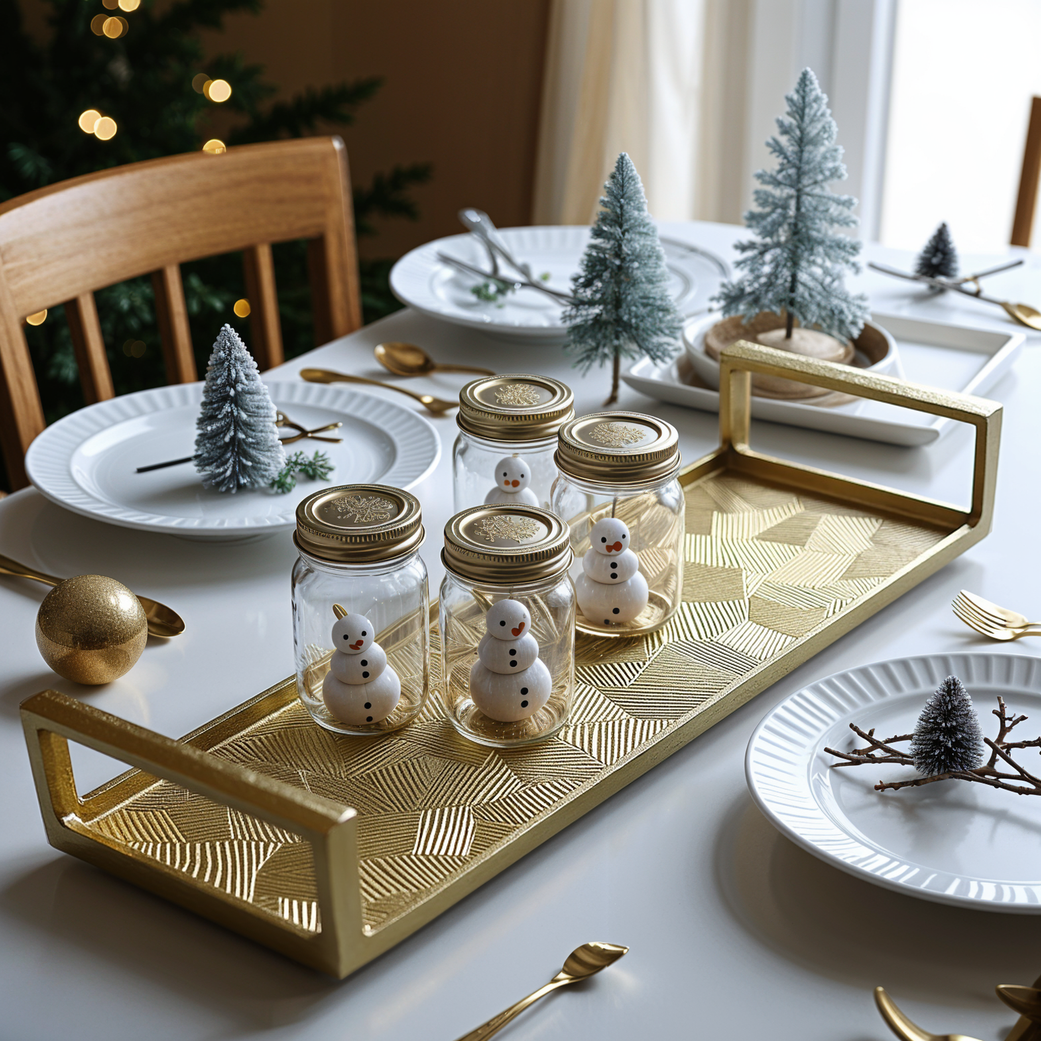Rectangle Tray: Modern Farmhouse Coffee Table Centerpiece