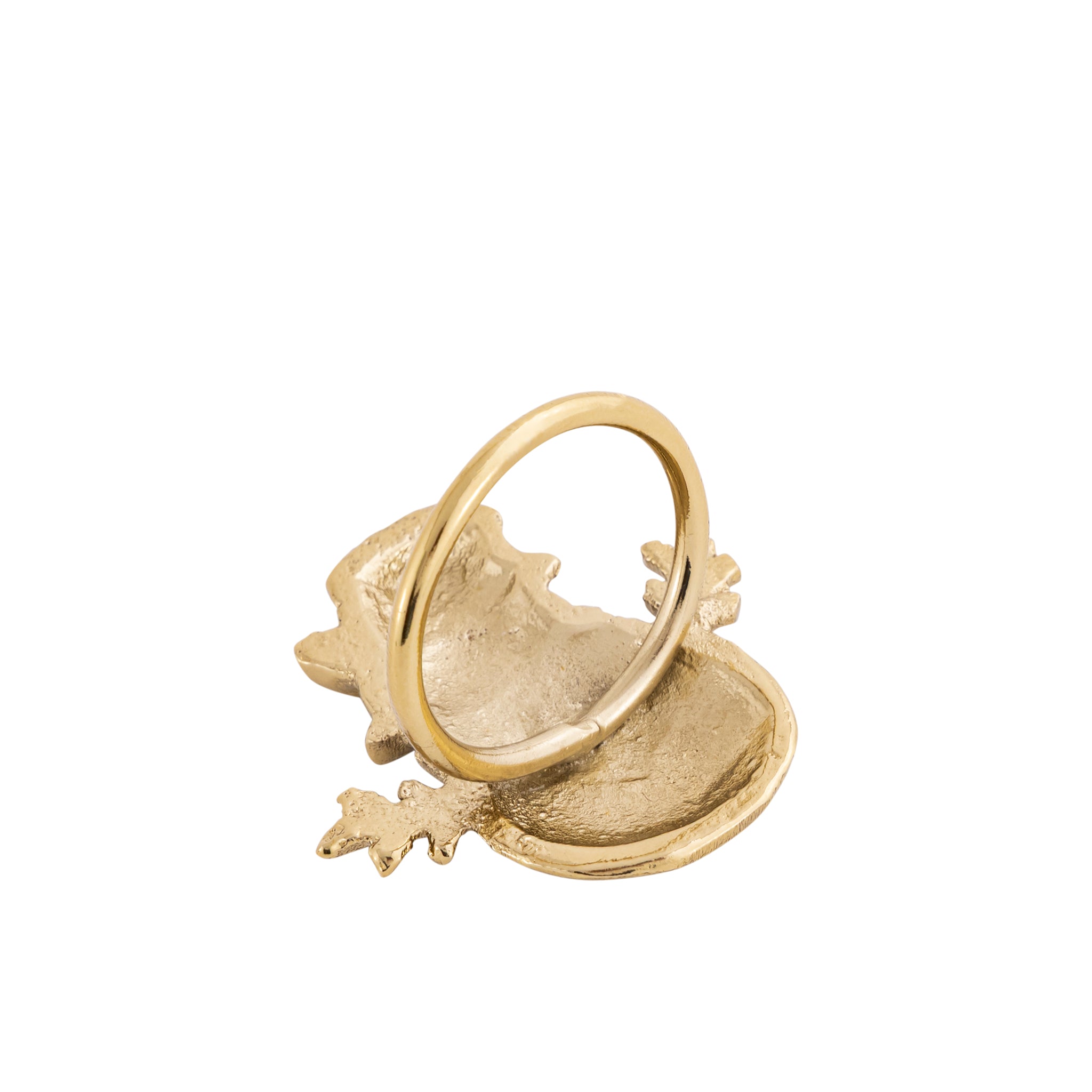 Gold Snowman Napkin Rings – Decorative Metal Holiday Table Setting (Set of 4)