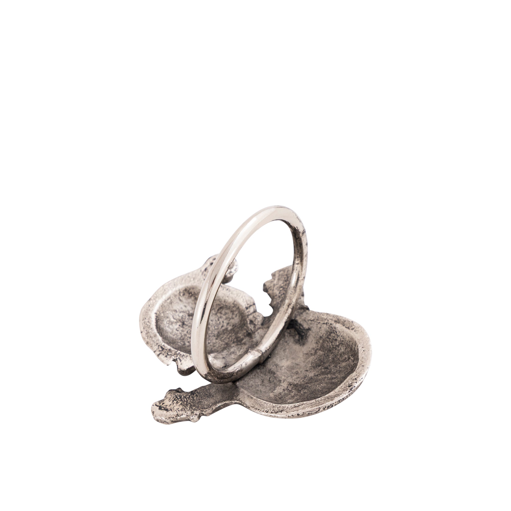 Antique Silver Snowman Napkin Rings – Decorative Metal Table Setting (Set of 4)