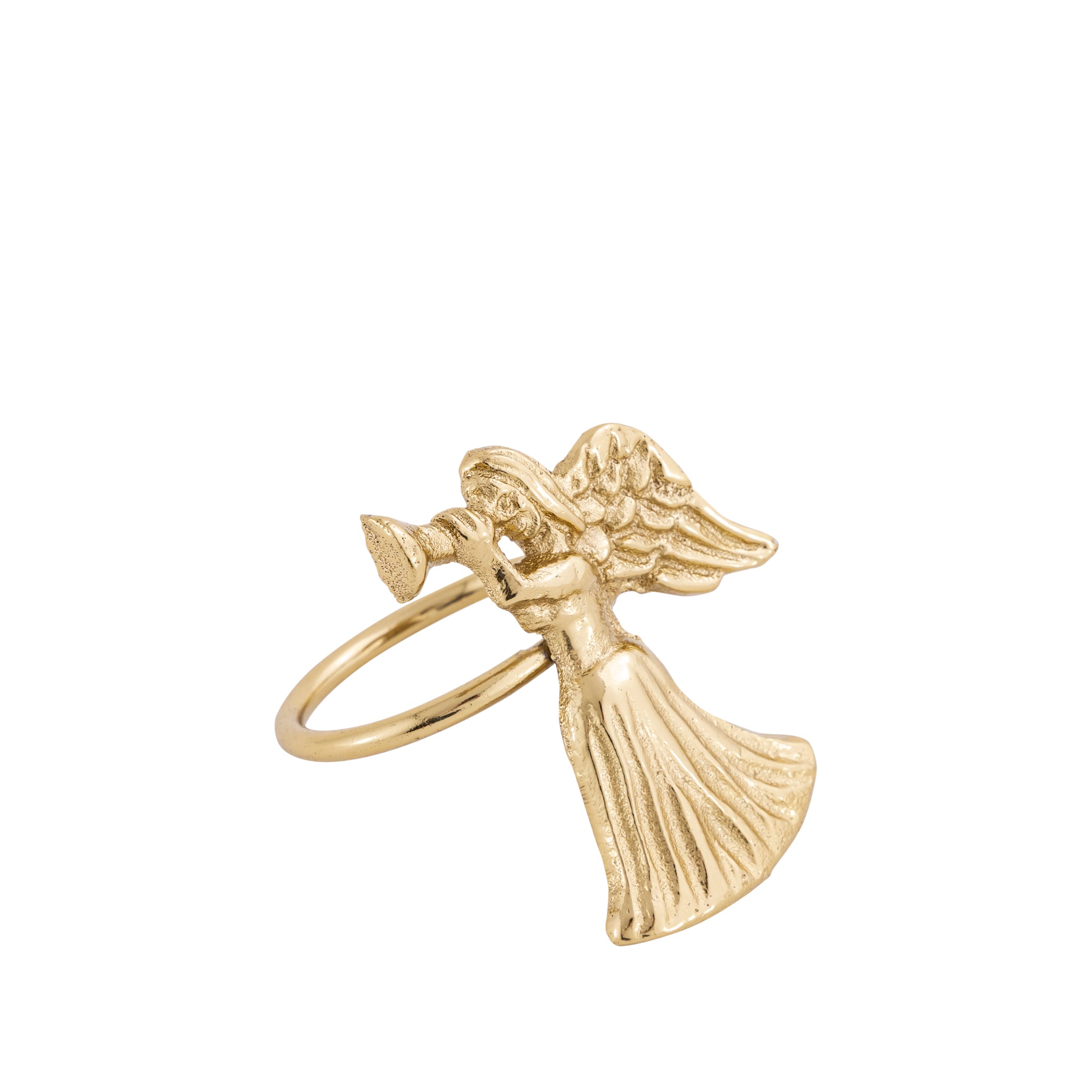 Gold Fairy Napkin Rings – Elegant Metal Table Decoration (Set of 4)