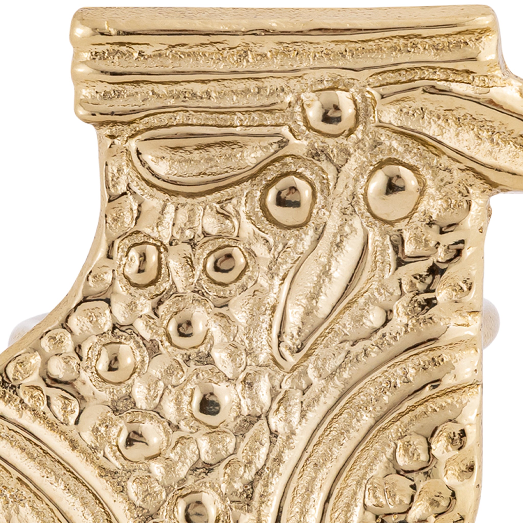 Gold Christmas Stocking Napkin Rings – Decorative Metal Table Setting (Set of 4)