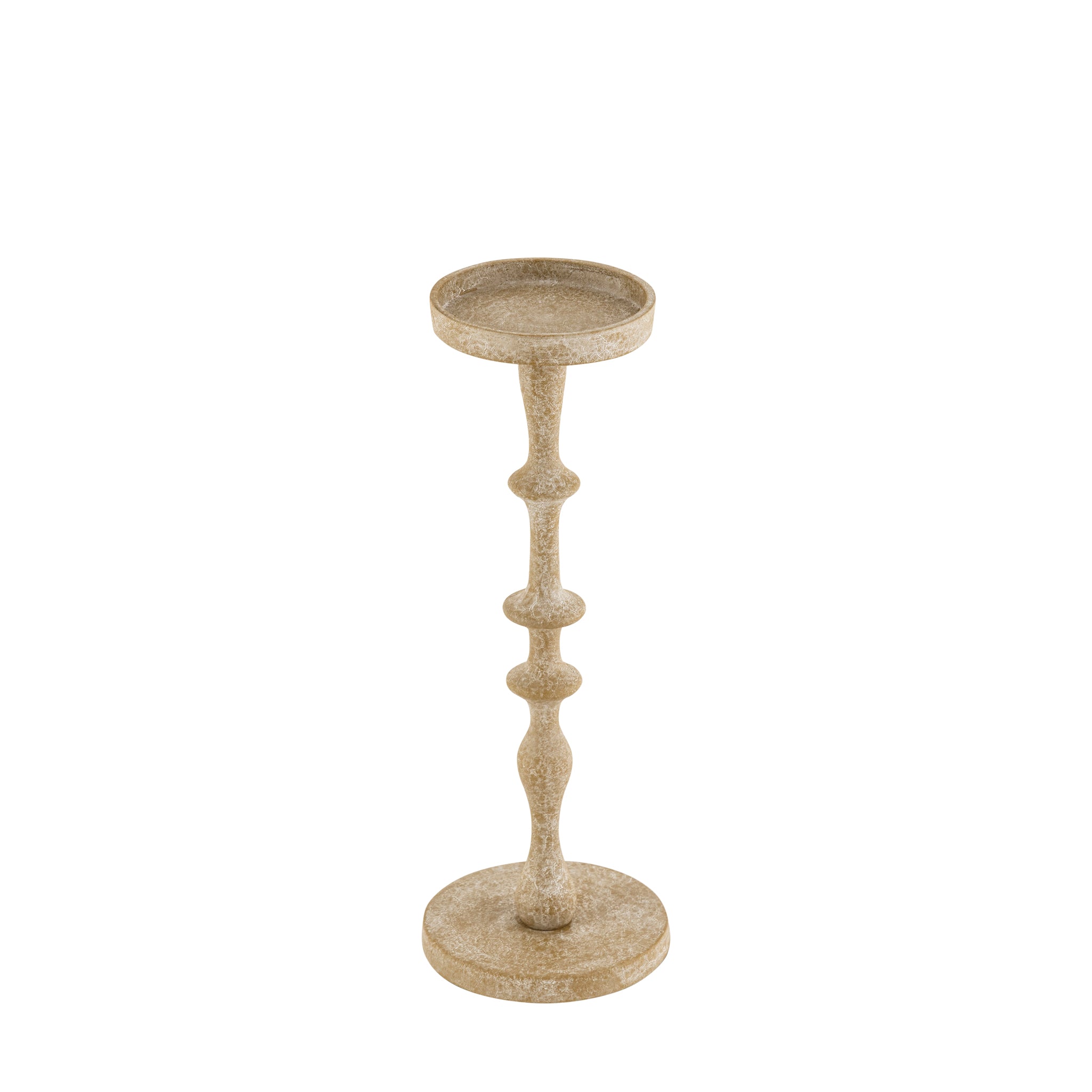 Dawlish Set of 2 Candle Holders Rustic Green Finish