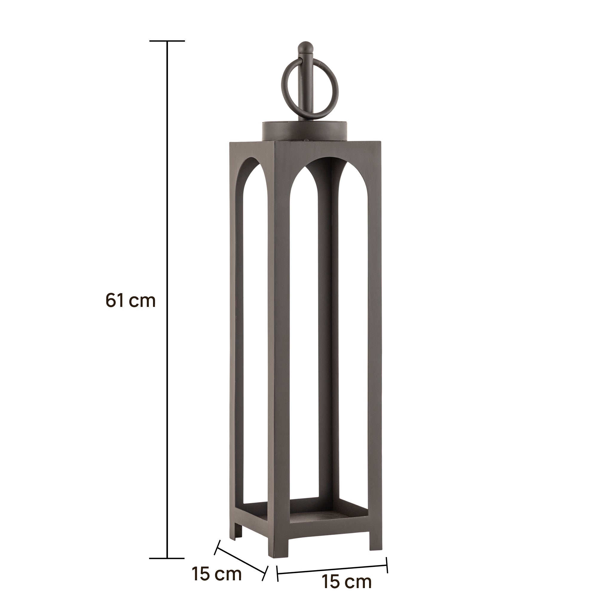 Merton Lantern Large Bronze Finish