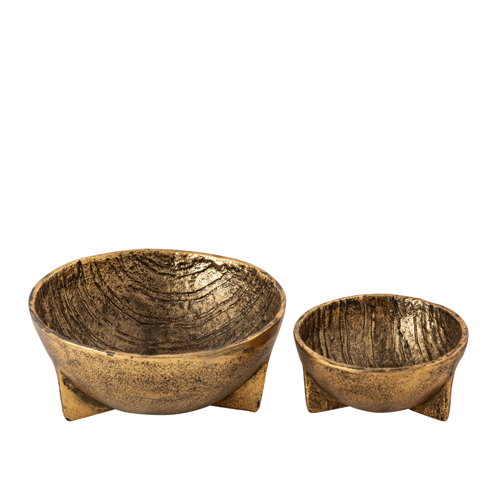 Dorset Decorative Bowl Large Antique Brass Finish