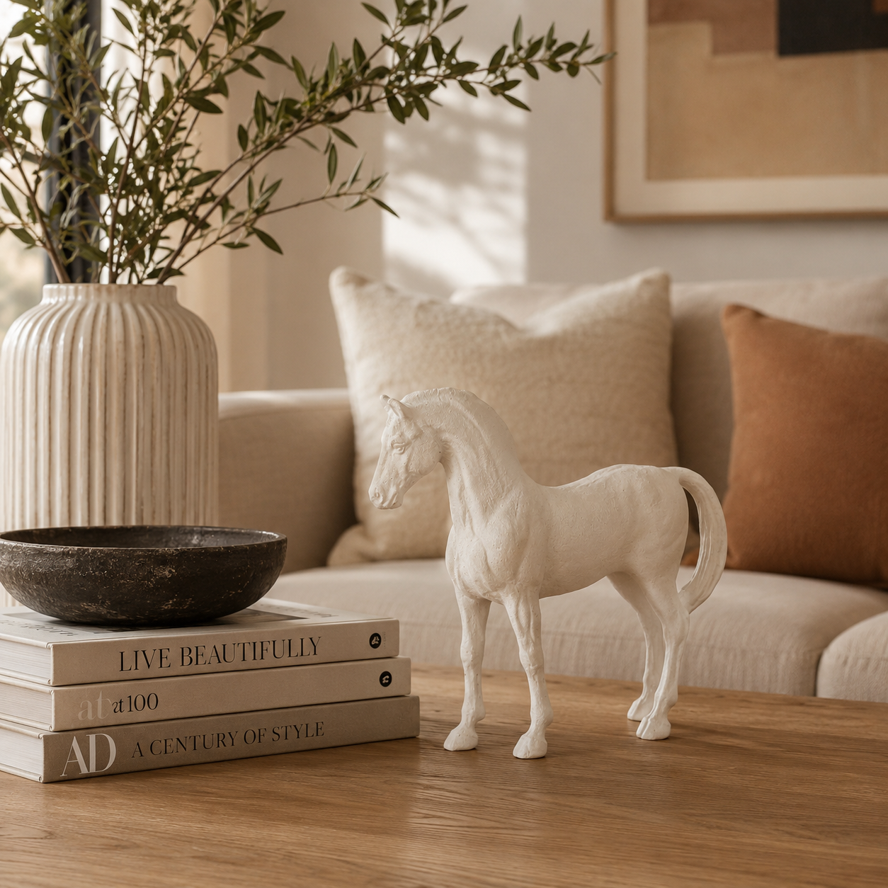 Trova Decorative Horse Figurine – Aluminum Animal Sculpture
