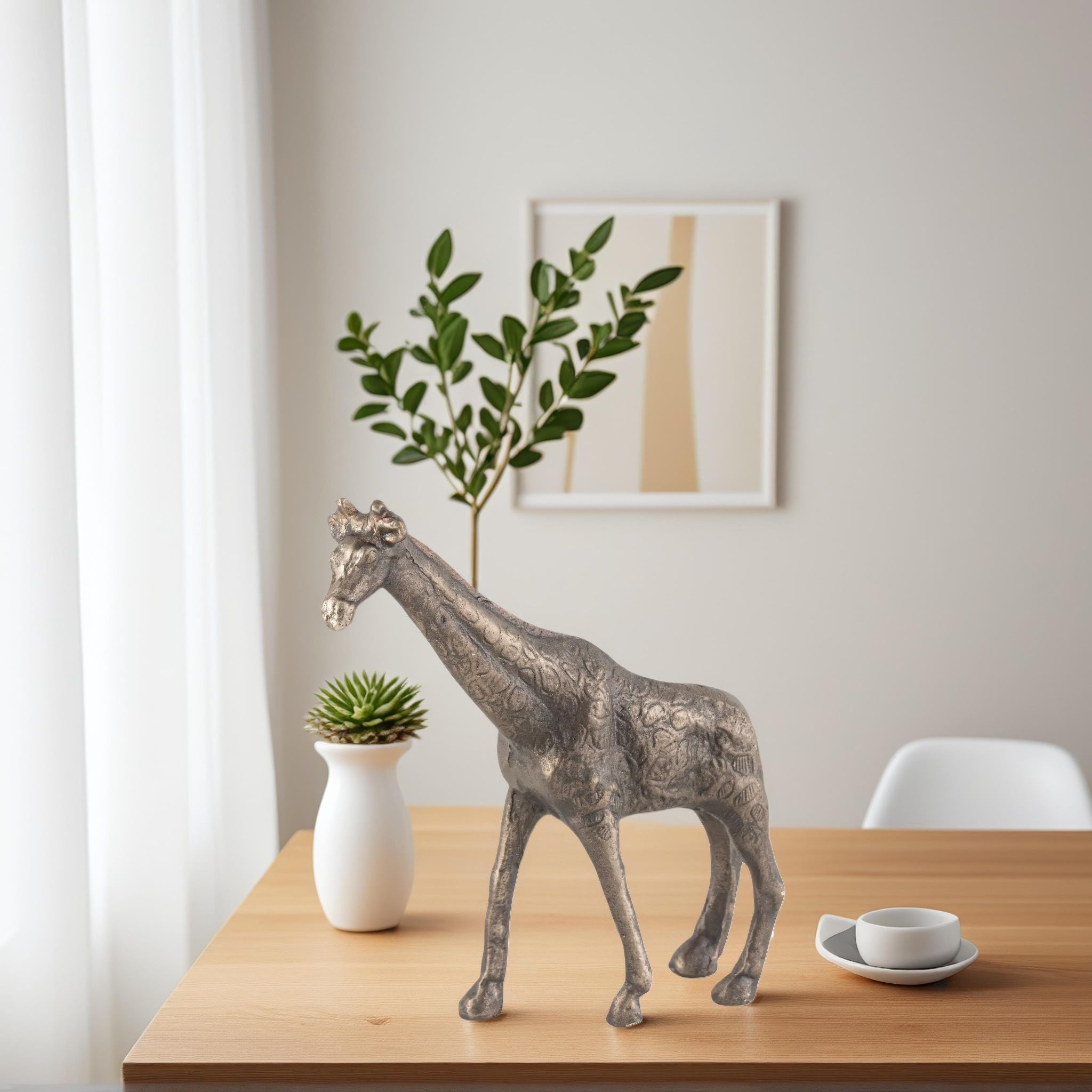 Jumbo Giraffe Object Antique Bronze Finish