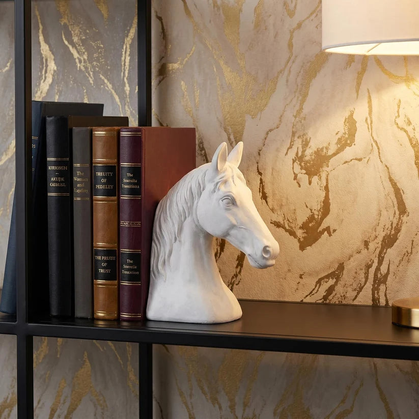 Valor Decorative Horse Figurine – Aluminum Animal Ornament
