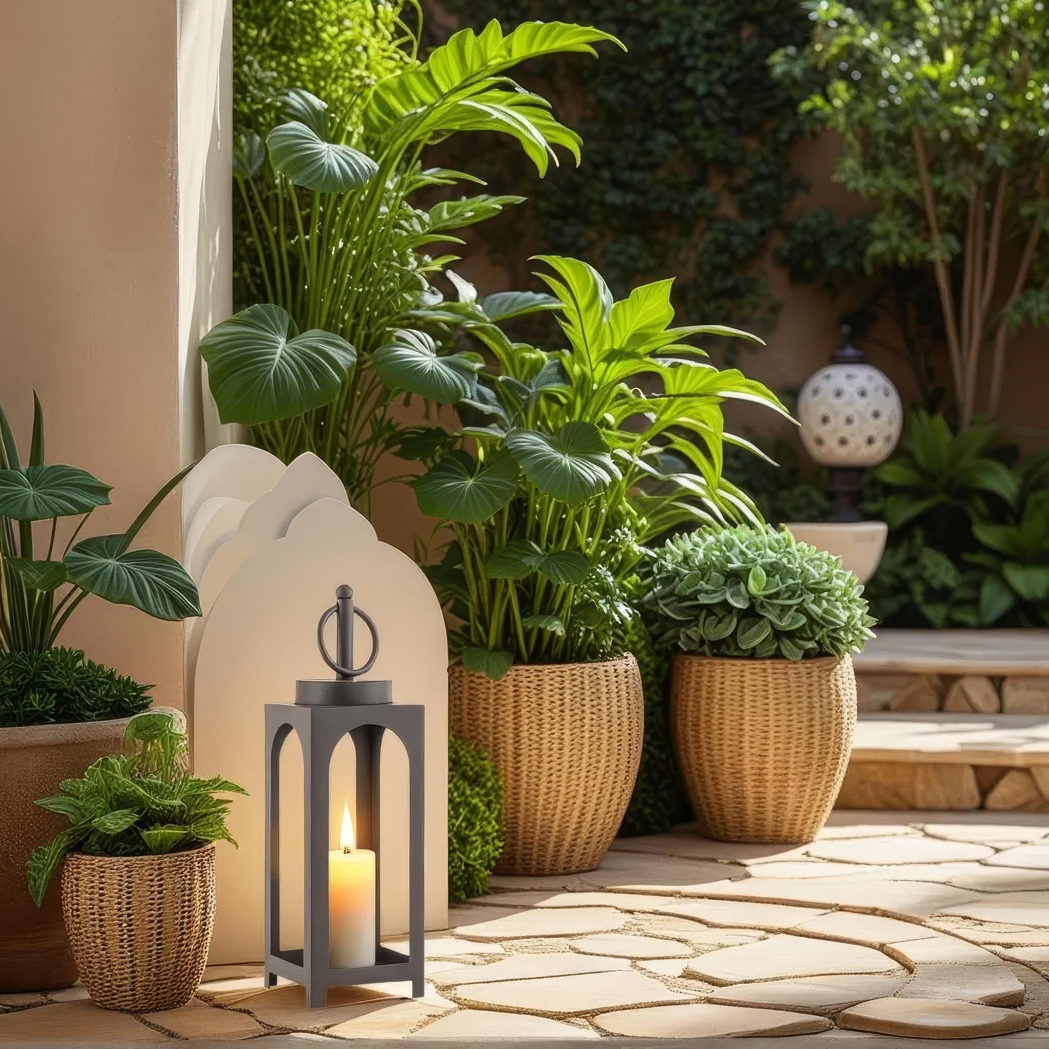 Merton Lantern Small Bronze Finish