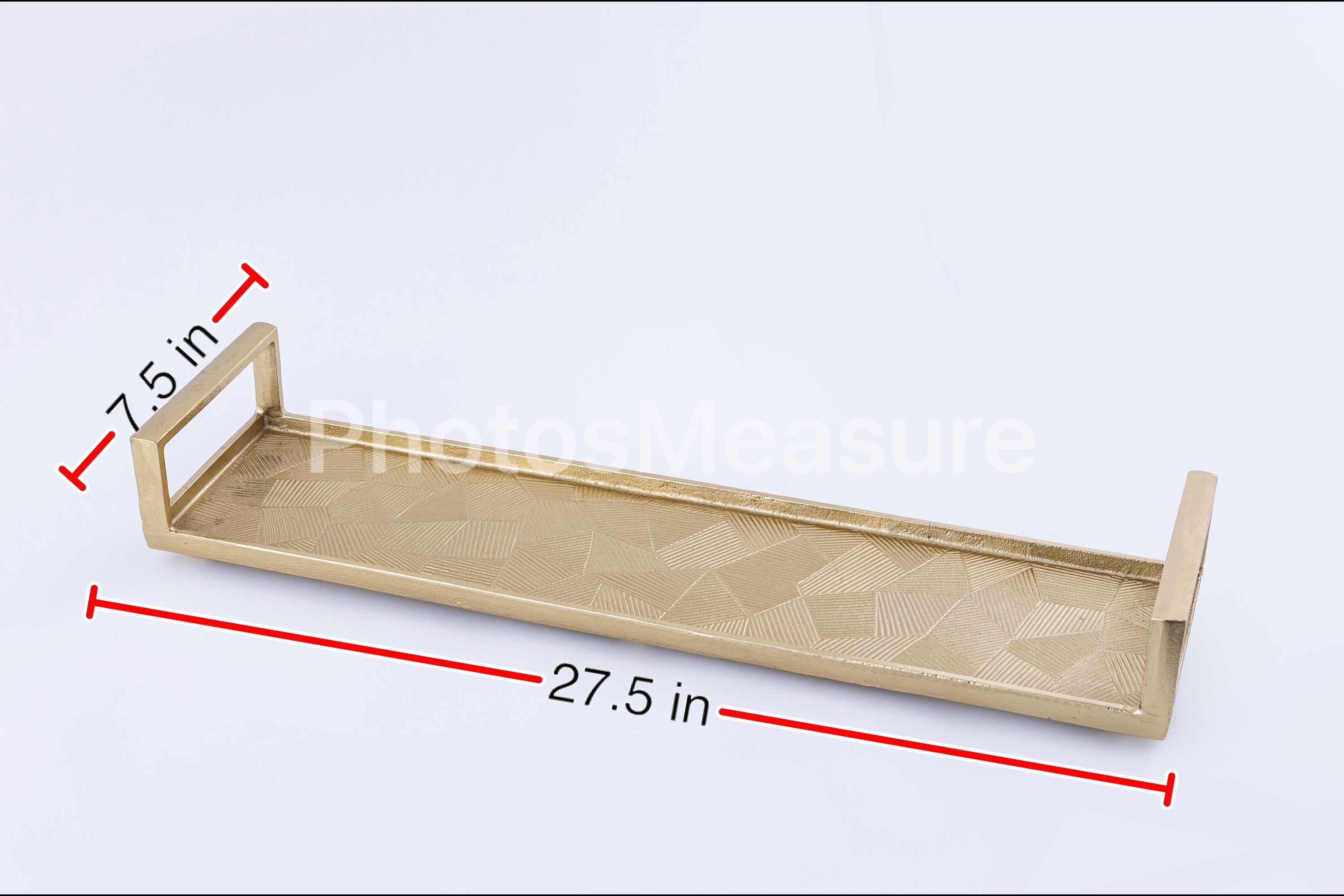 Rectangle Tray: Modern Farmhouse Coffee Table Centerpiece