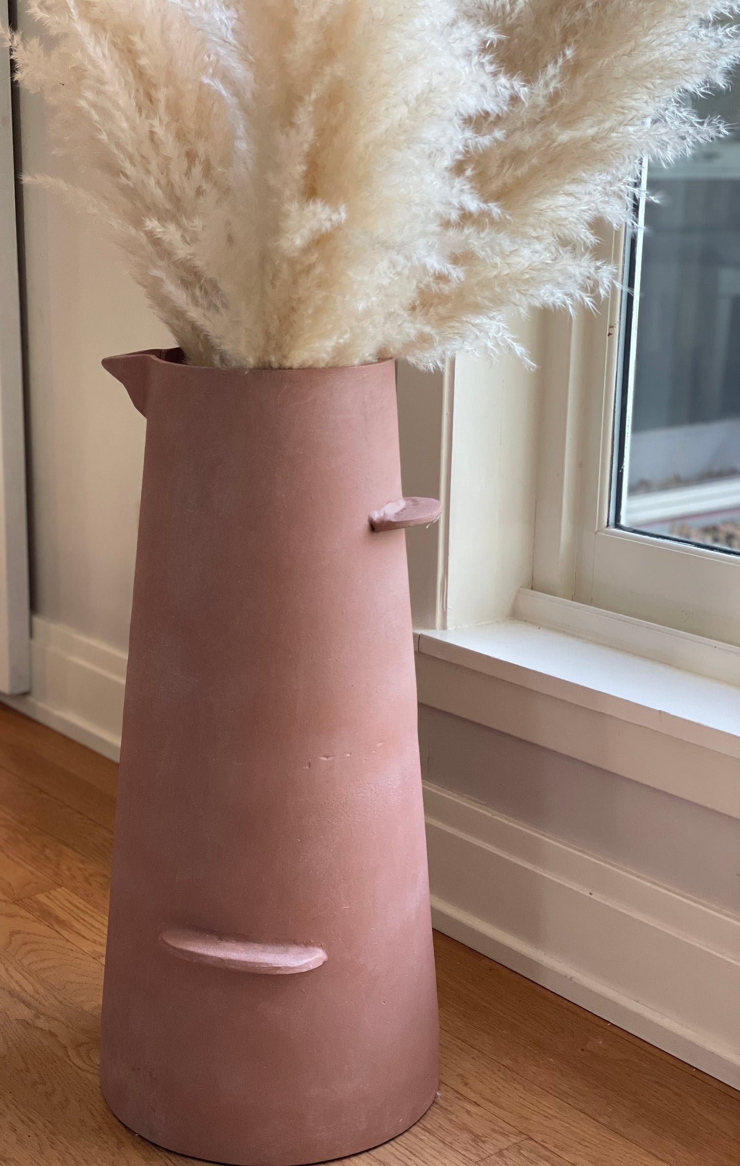 Wholesale Floor Vase Tall Vase Unique Vase Modern Farmhouse Vase for Fresh or Dried Flowers Decor Gift Home Porch Decor Indoor & Outdoor Pitcher Vase (Copy)