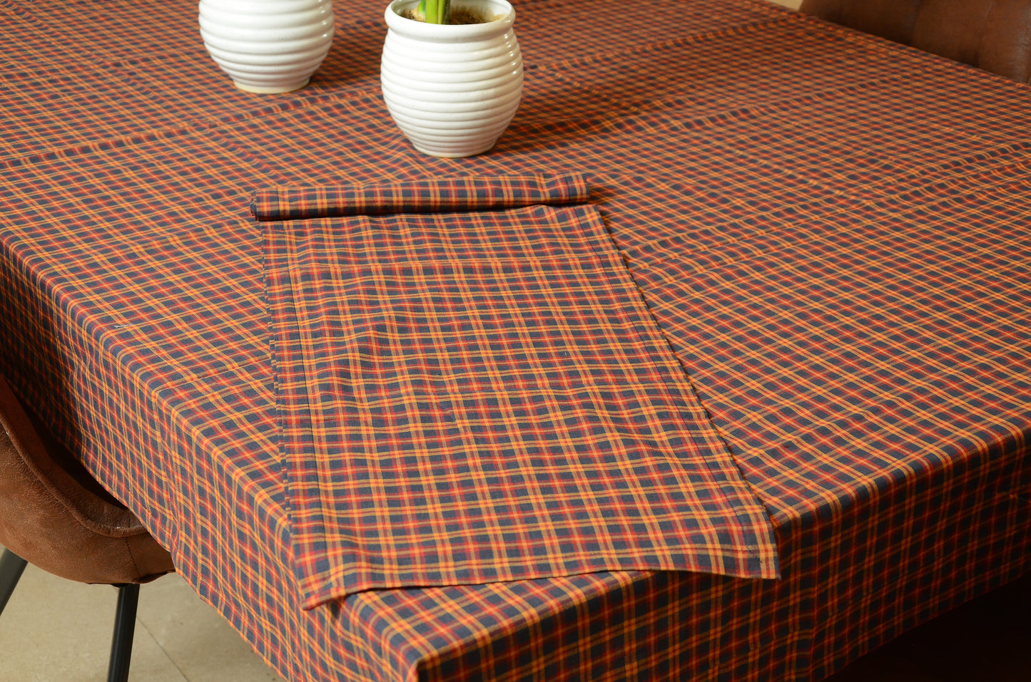 Bowden Checked Tablecloth