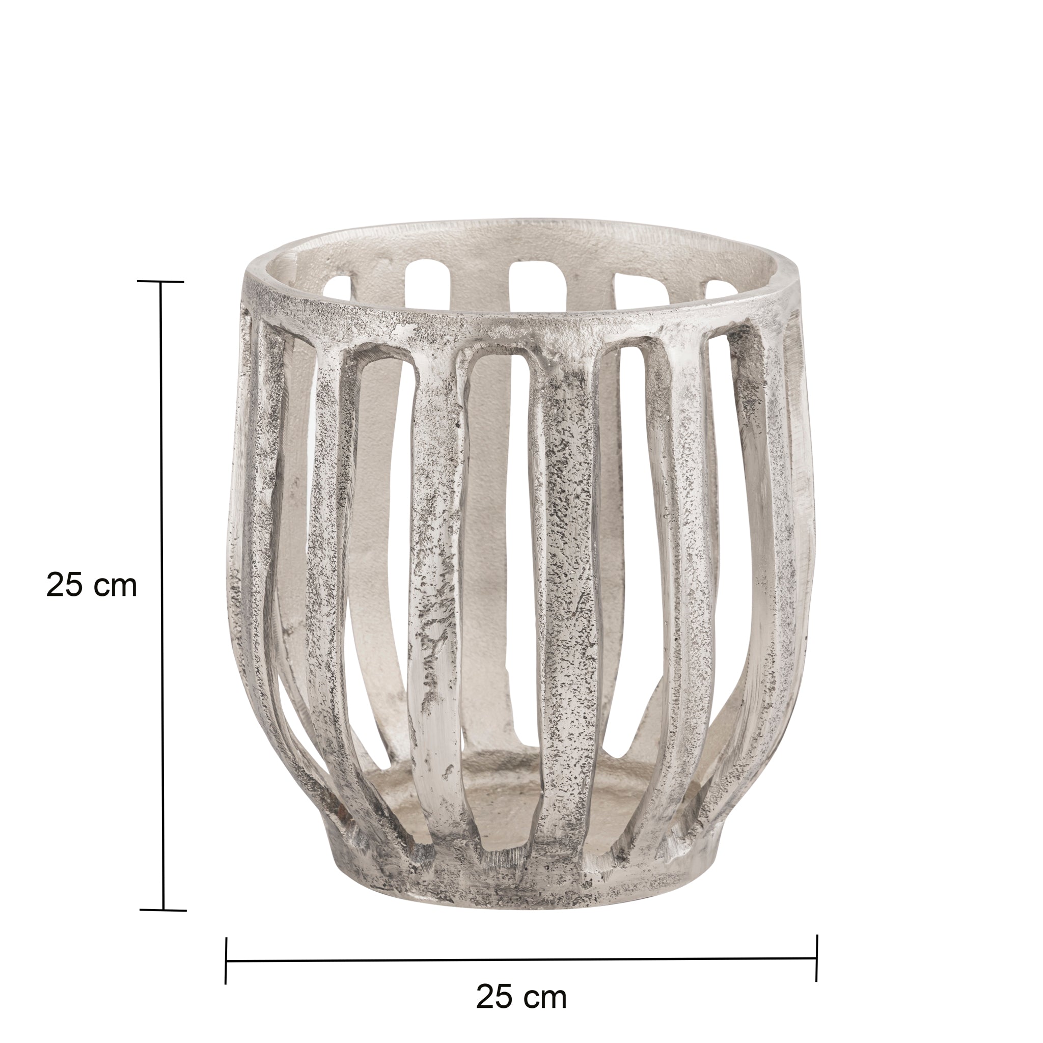 Eira Arched Metal Pillar Candle Holders – Antique Finish Decorative Lantern-Style Stand