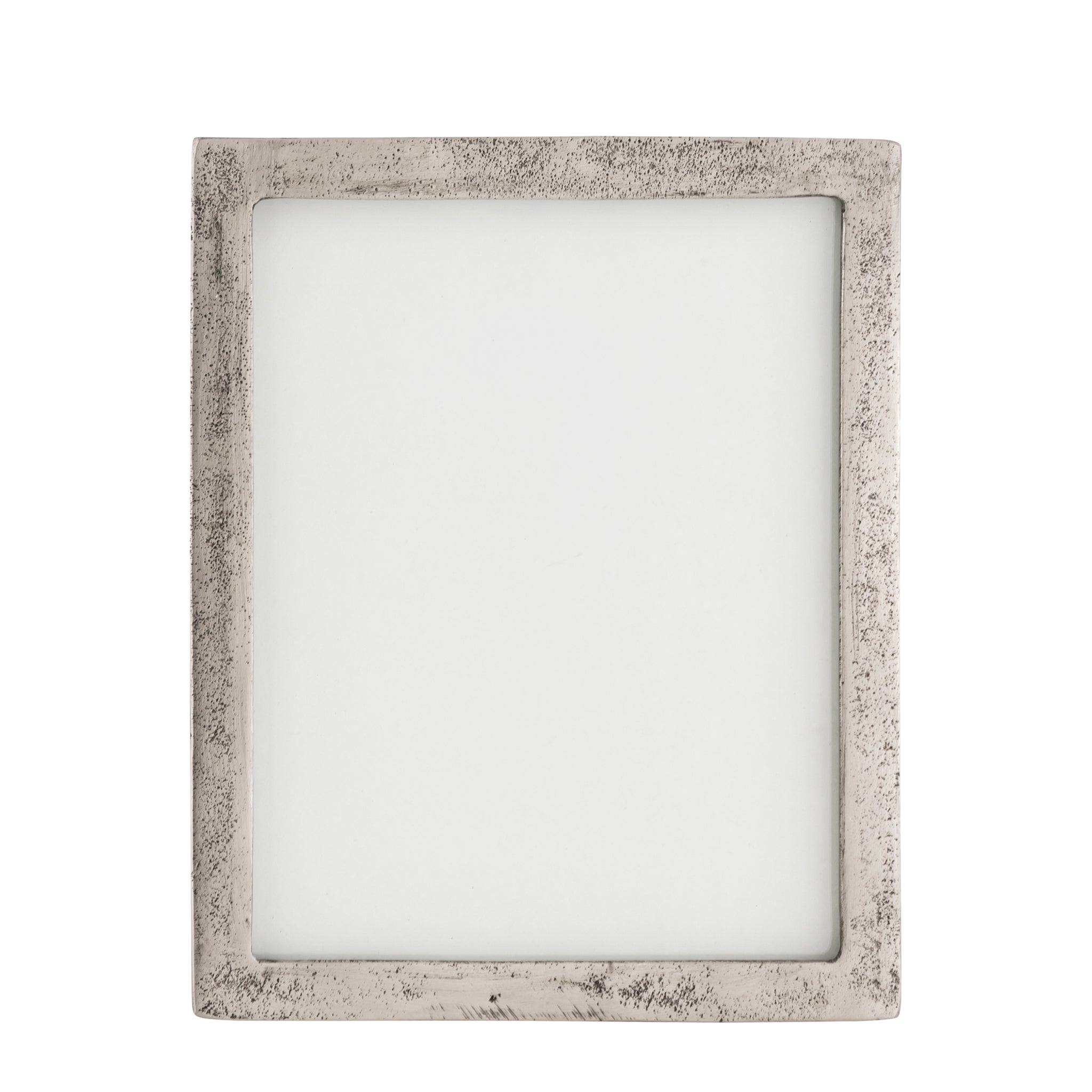 Antique Silver Aluminium Photo Frame – Tabletop Picture Frame with Glass Front (4×6, 5×7, 8×10)