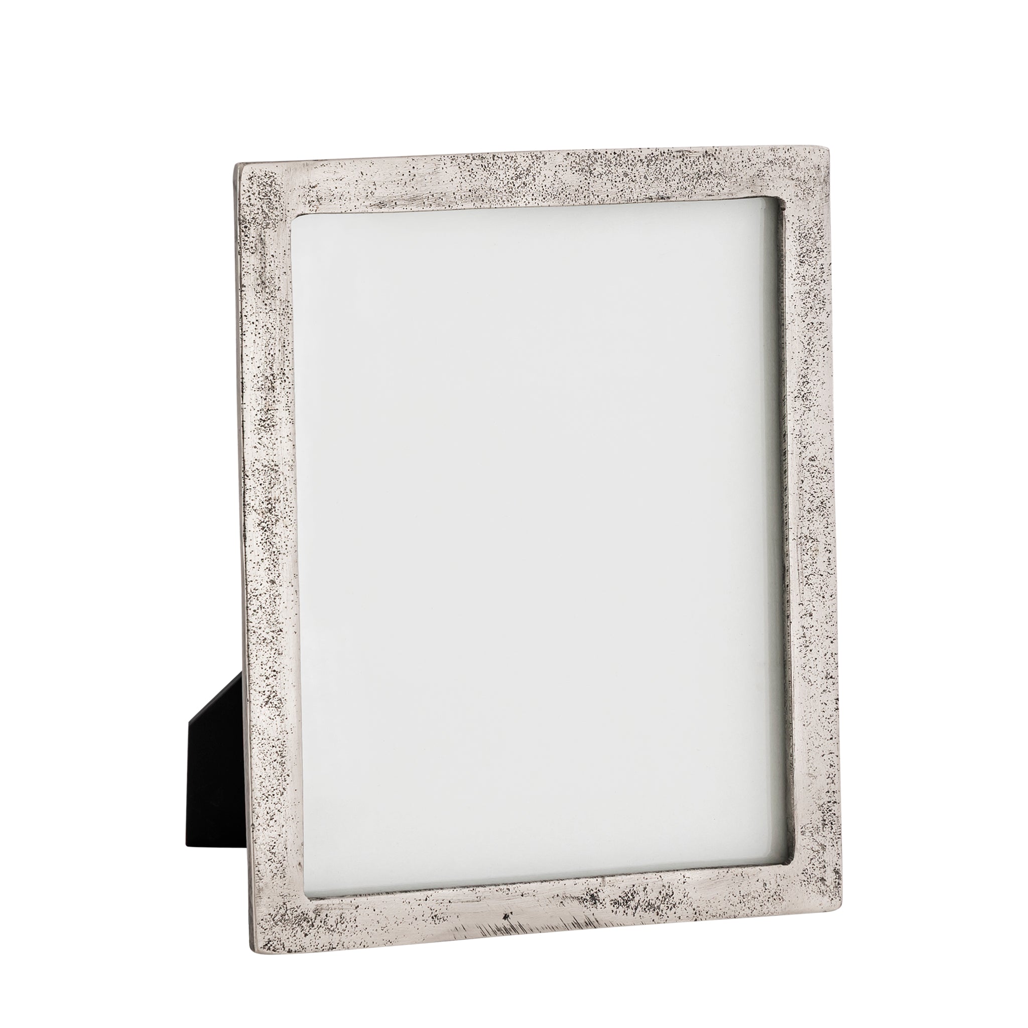 Antique Silver Aluminium Photo Frame – Tabletop Picture Frame with Glass Front (4×6, 5×7, 8×10)