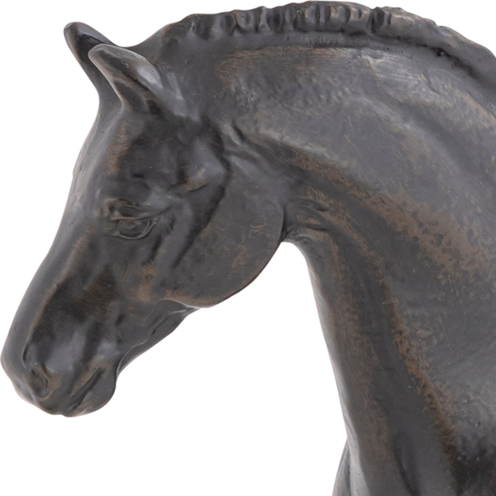 Trova Decorative Horse Figurine – Aluminium Animal Sculpture in Antique Bronze