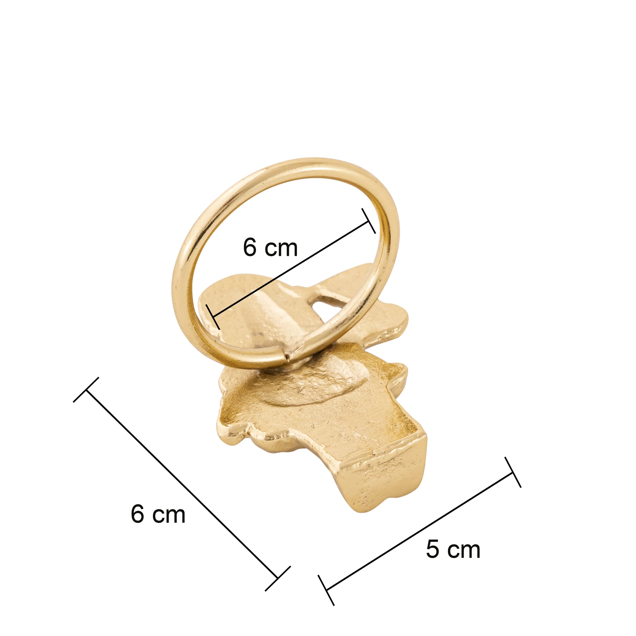 Gold Santa Napkin Rings – Elegant Metal Table Decoration (Set of 4)