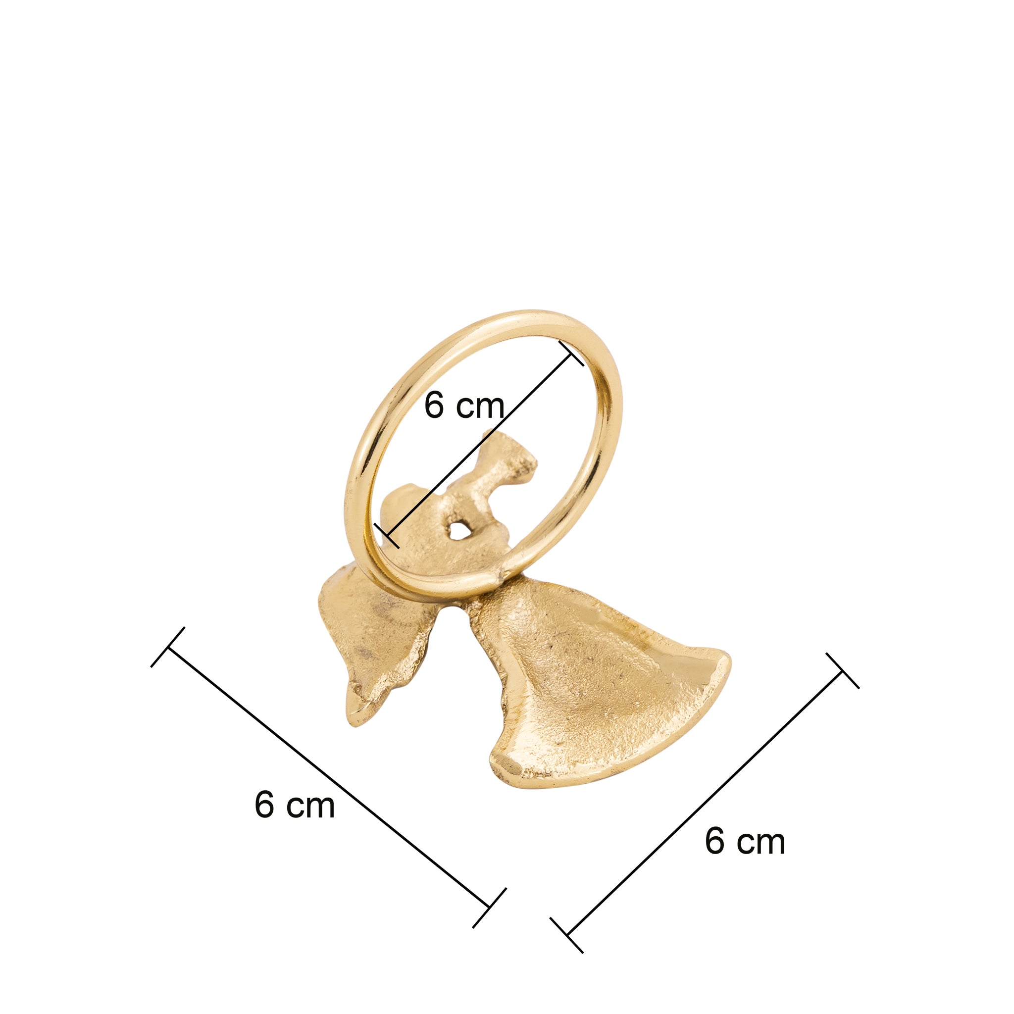 Gold Fairy Napkin Rings – Elegant Metal Table Decoration (Set of 4)