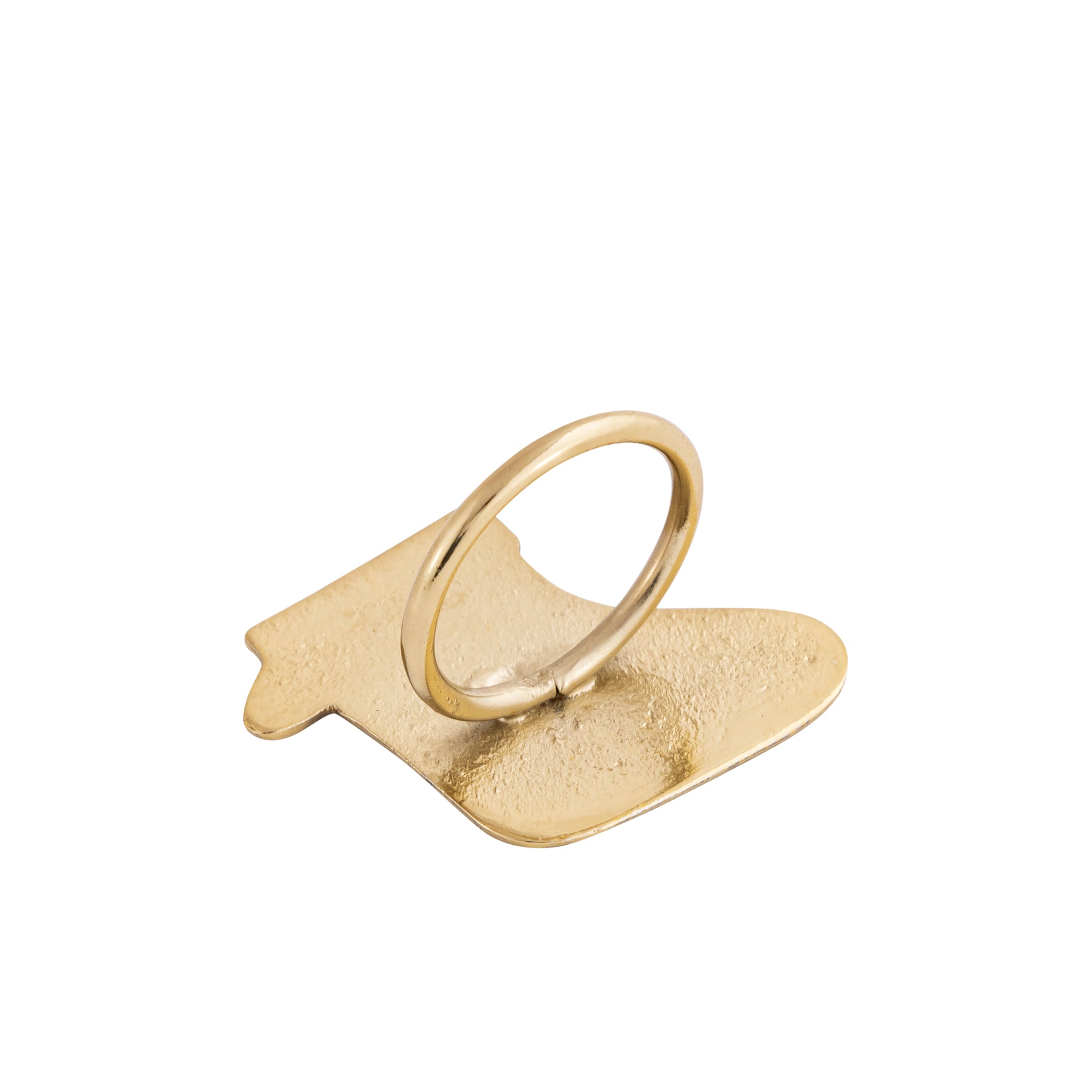 Gold Christmas Stocking Napkin Rings – Decorative Metal Table Setting (Set of 4)