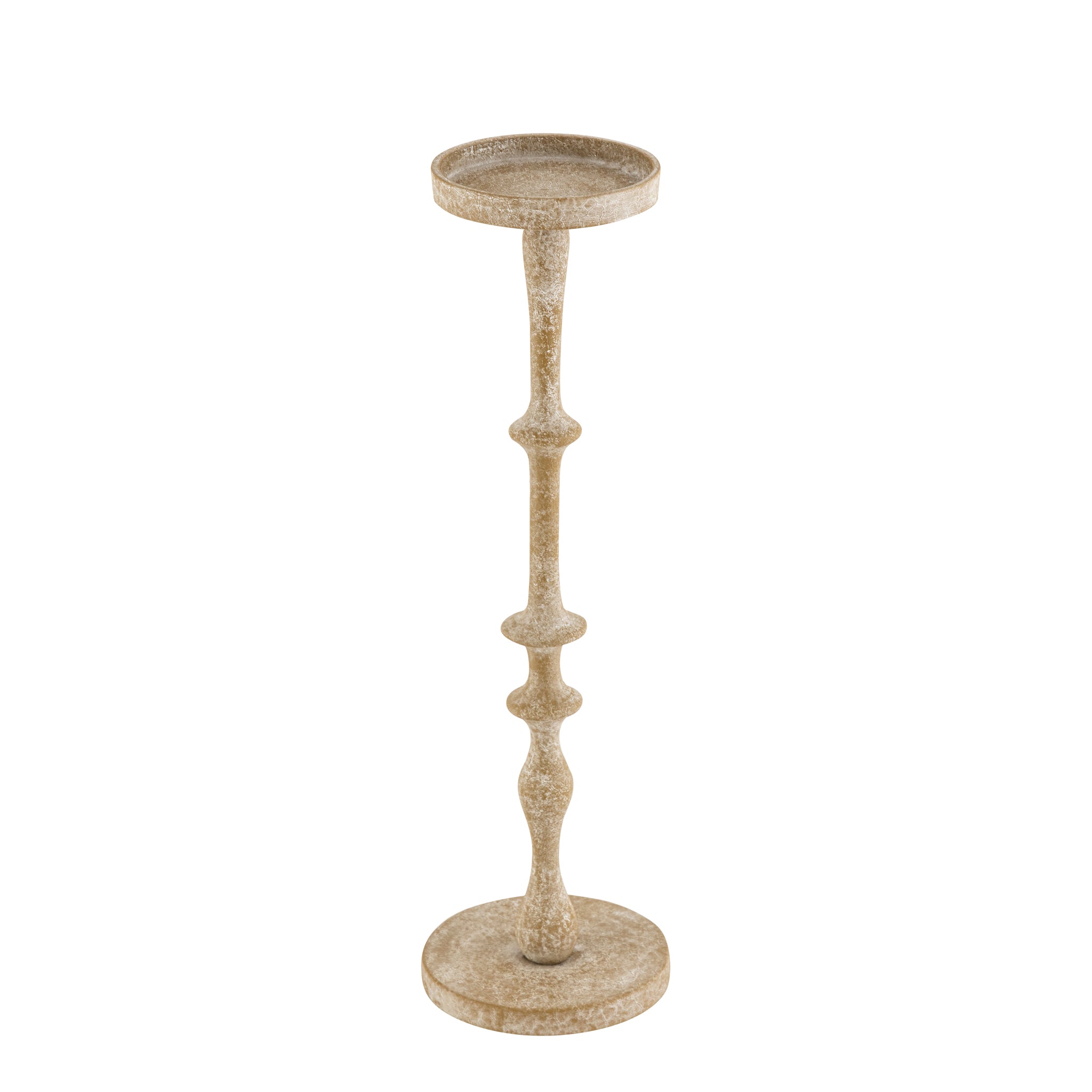 Dawlish Set of 2 Candle Holders Rustic Green Finish