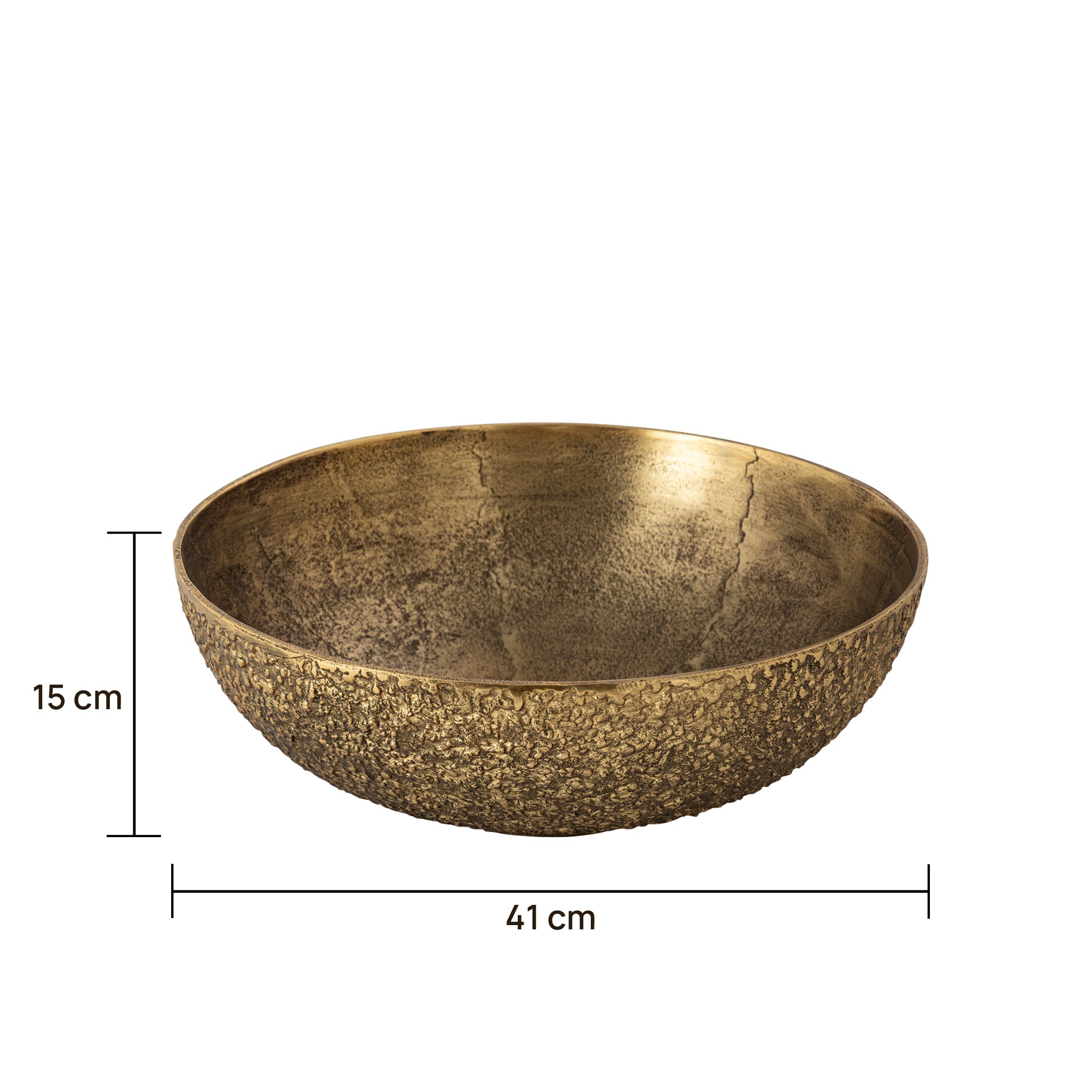 Hackney Decorative Bowl - Antique Brass Finish