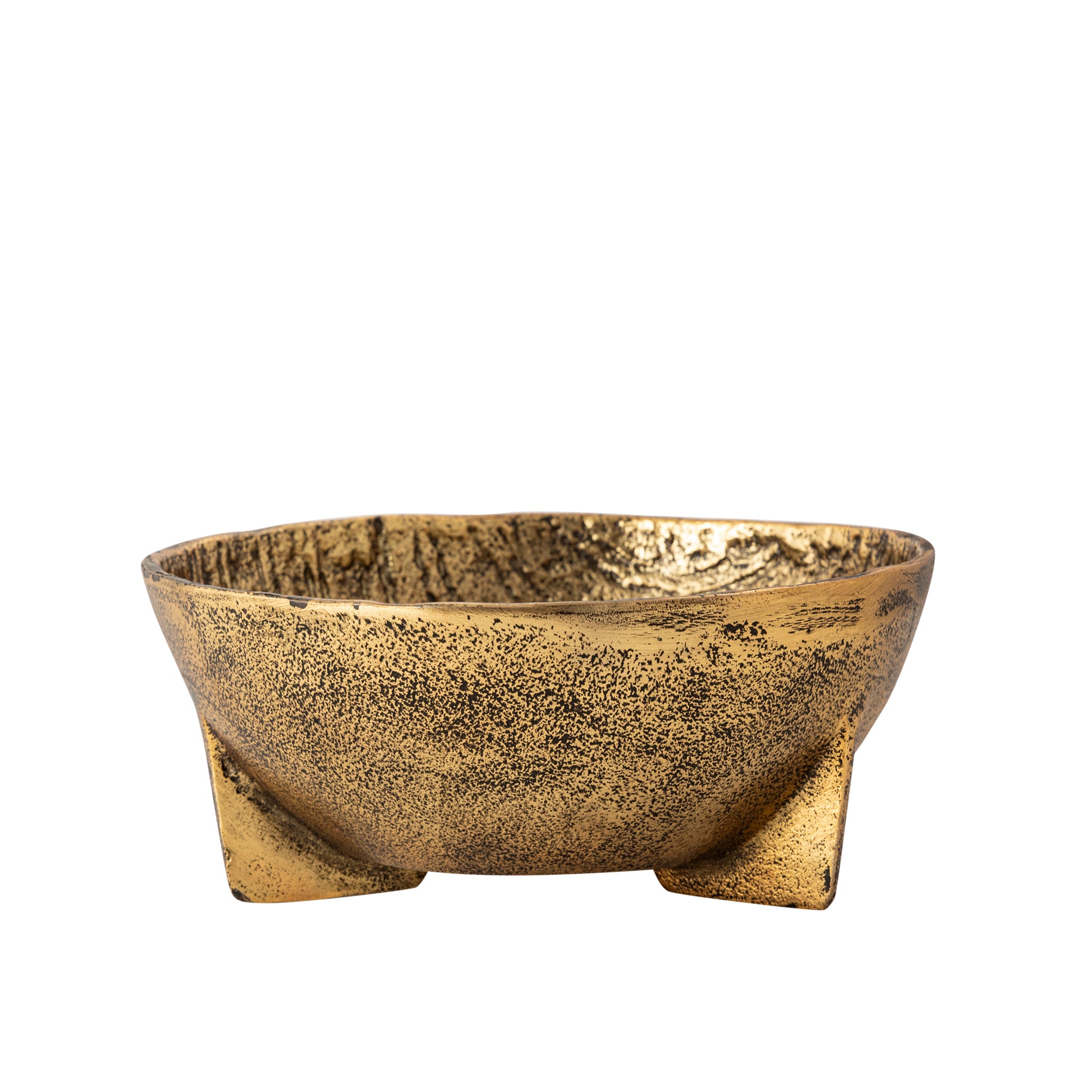 Dorset Decorative Bowl Large Antique Brass Finish
