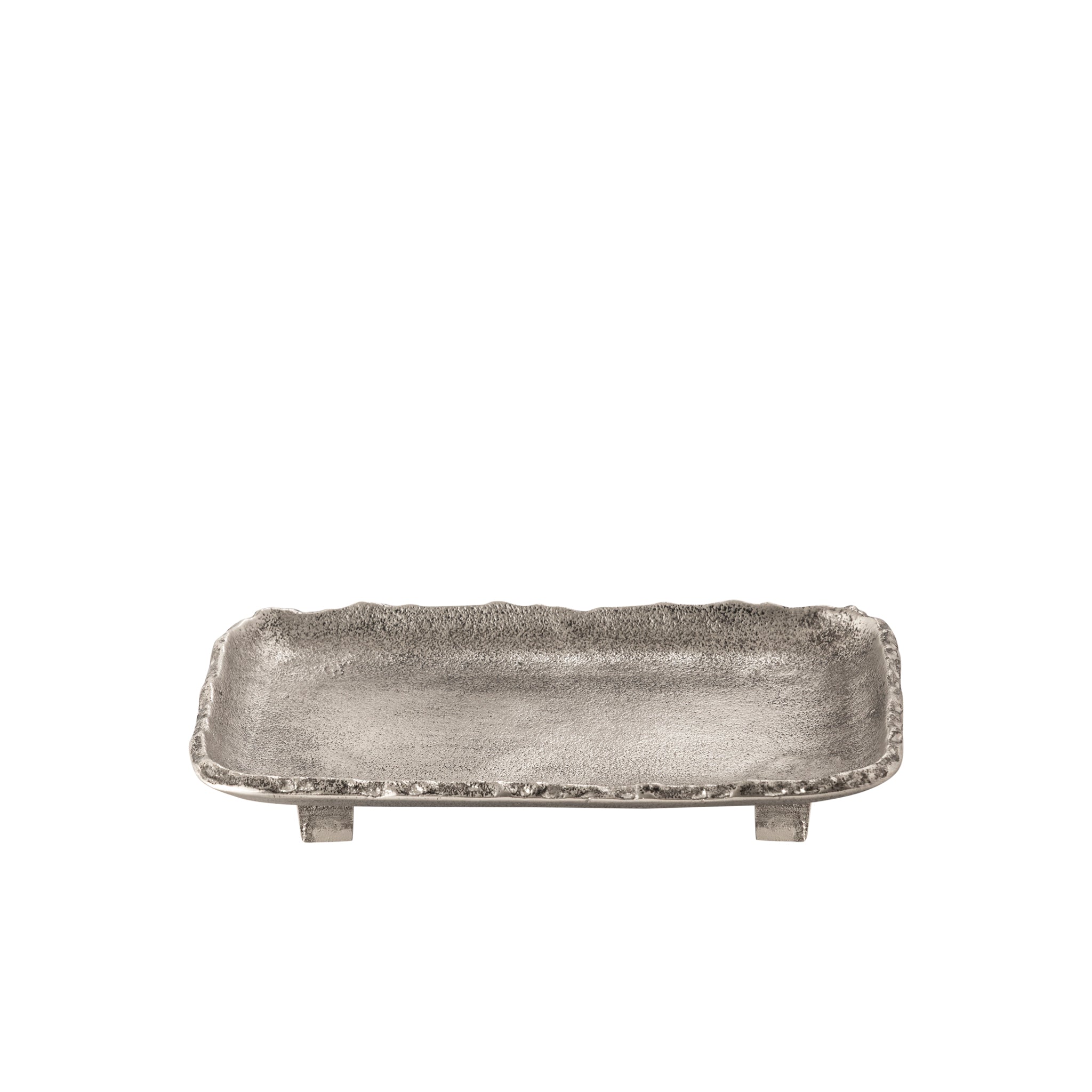 Ely Rectangular Tray Small Antique Silver