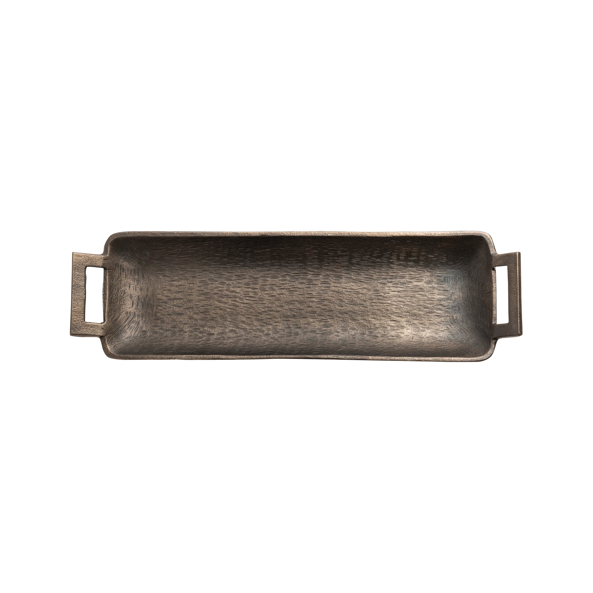Bedford Decorative Rectangular Tray Small Antique Bronze