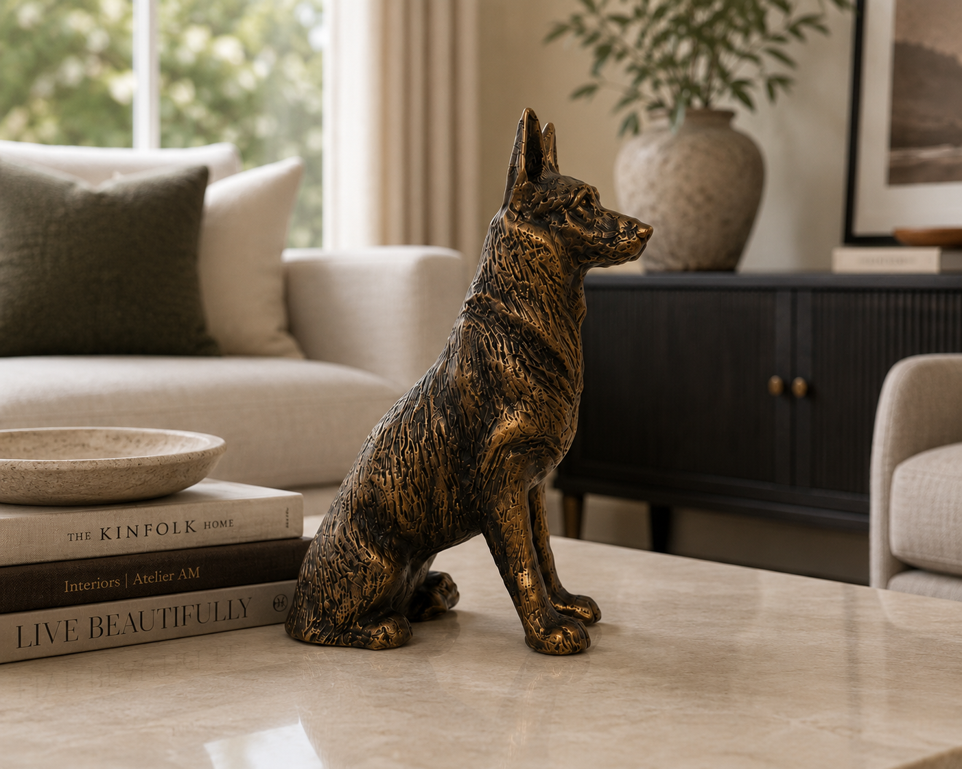 Max Sitting Dog Statuette Bundle
