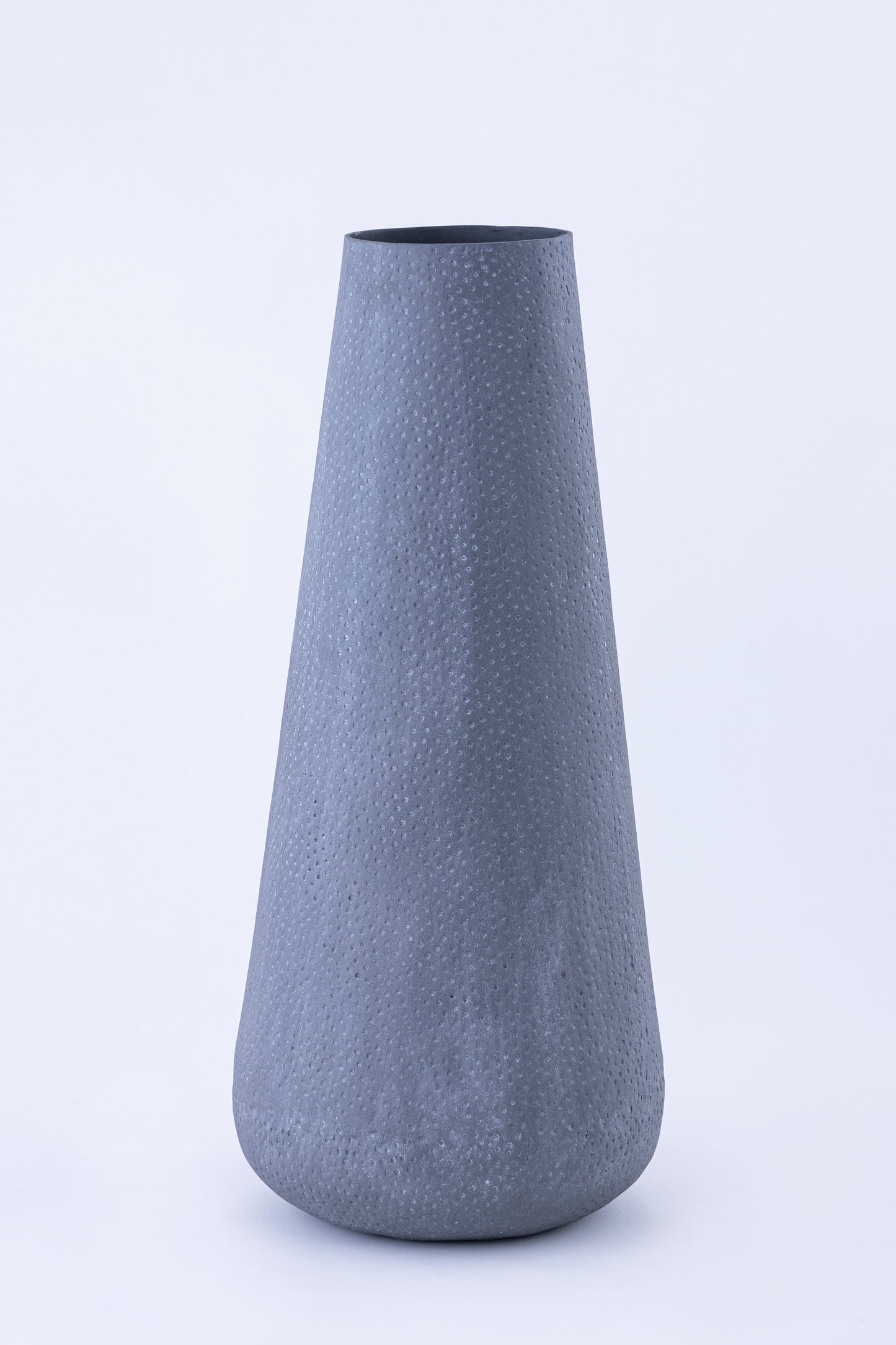 Clayra Modern Farmhouse Tall Metal Vase