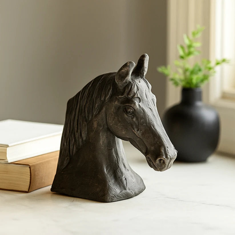 Valor Decorative Horse Figurine – Aluminum Animal Ornament