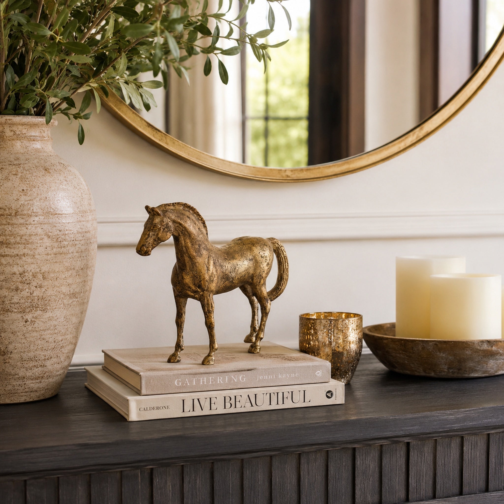 Trova Decorative Horse Figurine – Aluminum Animal Sculpture