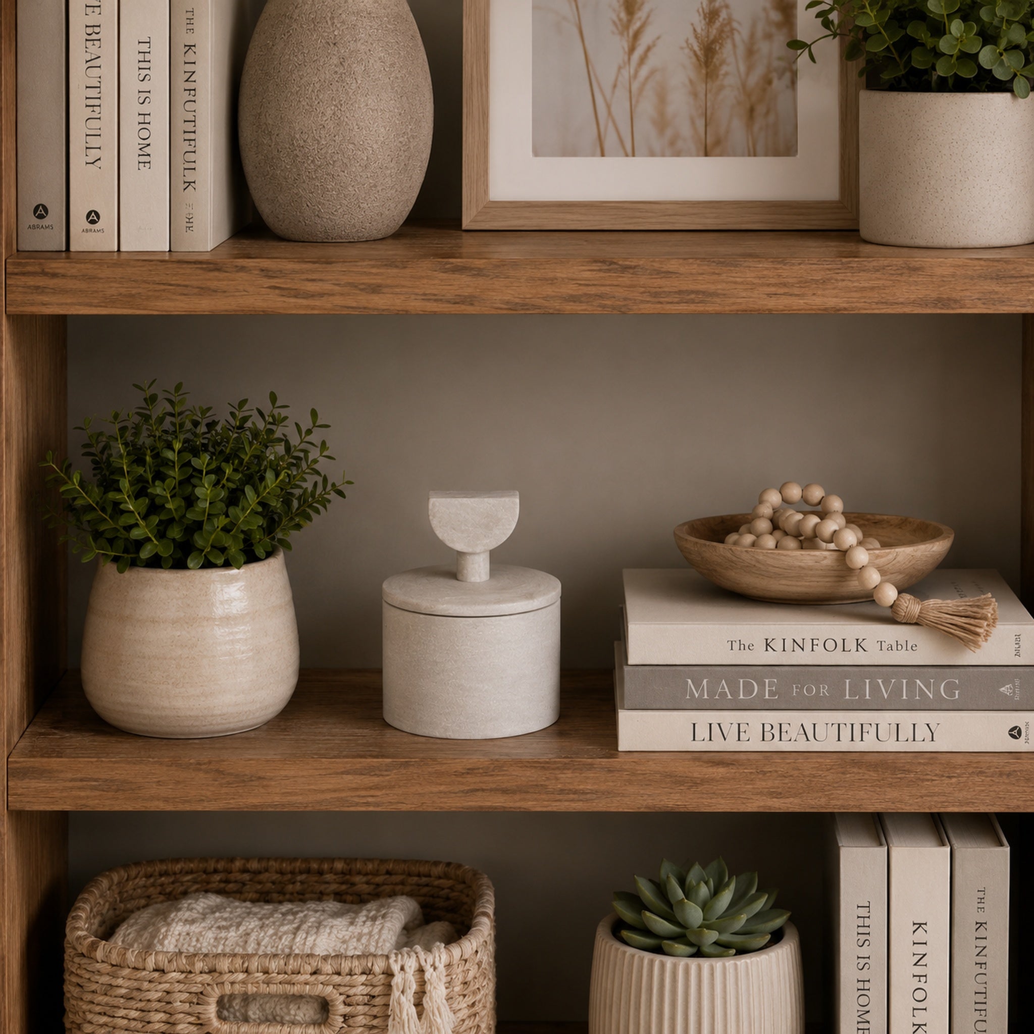 Decorative Storage Boxes in Antique Bronze and Washed Green