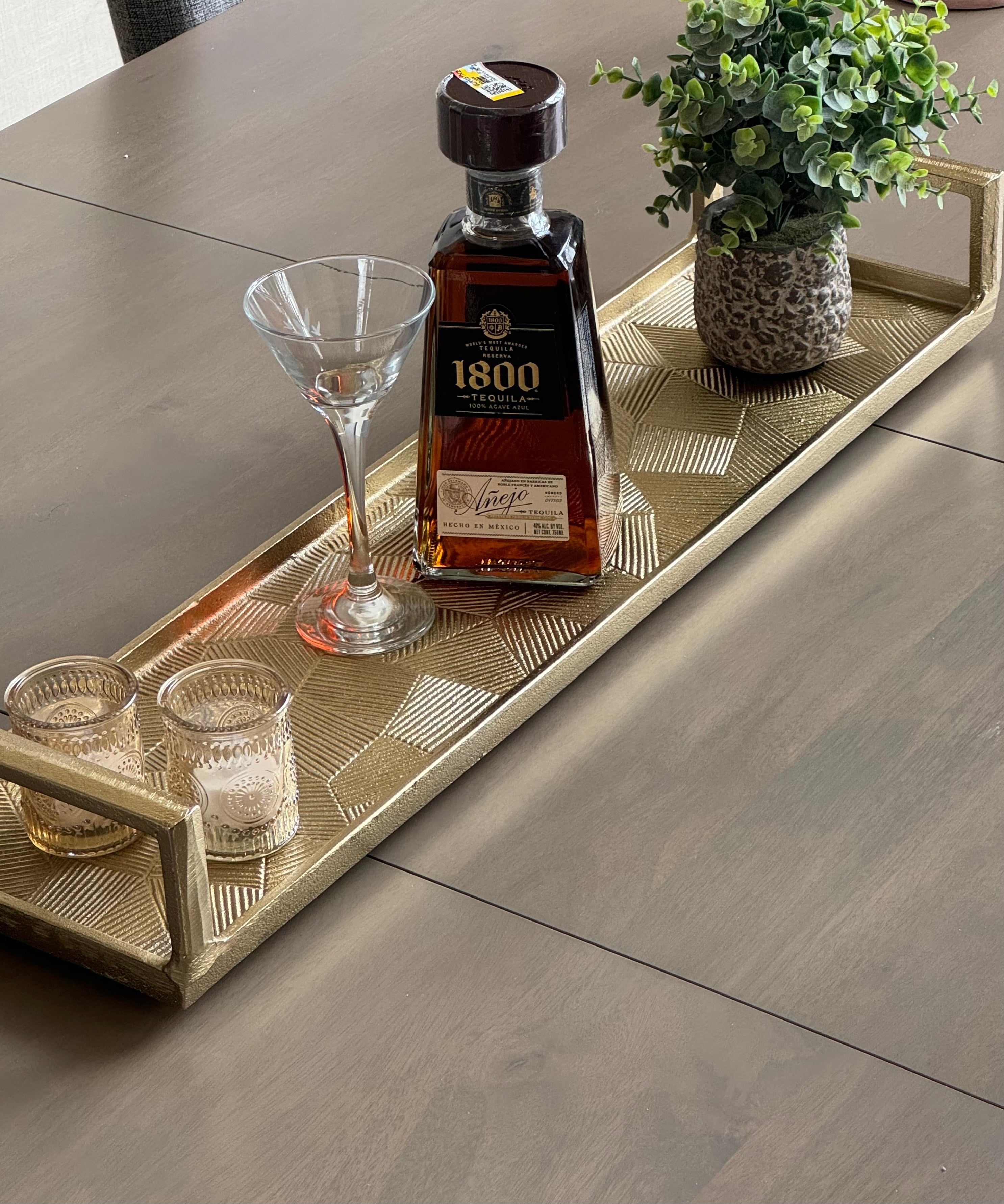 Rectangle Tray: Modern Farmhouse Coffee Table Centerpiece