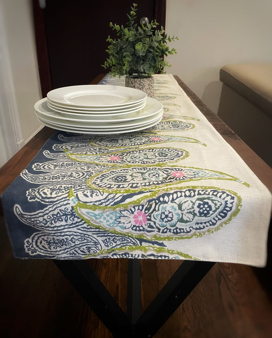 Paisley Pastels Table Runner