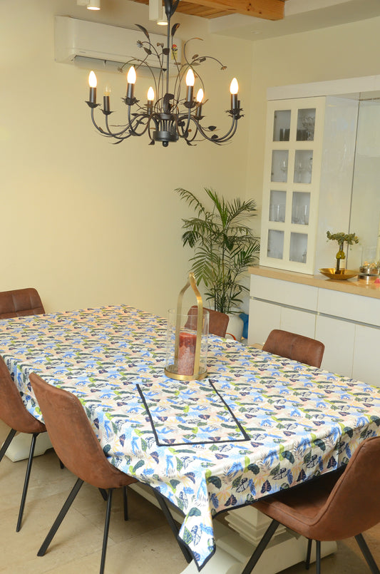 Olive Printed Tablecloth