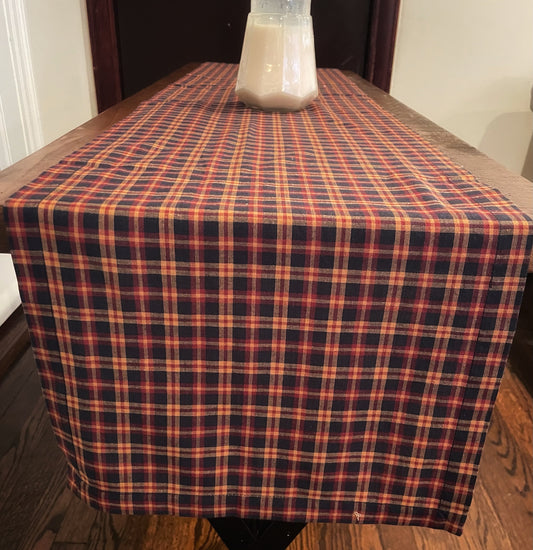 Bowden Checked Table Runner