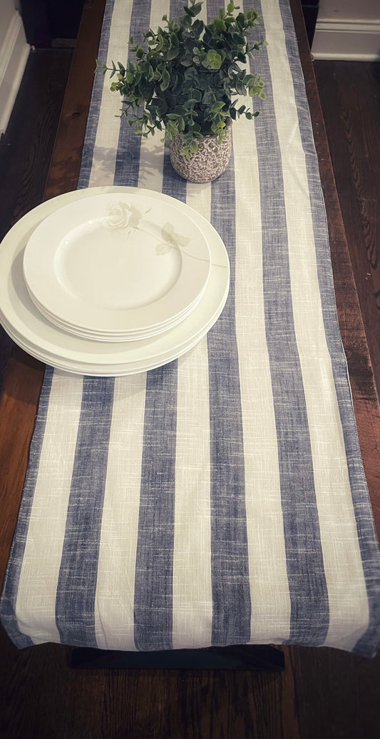 Barnyard Striped Table Runner